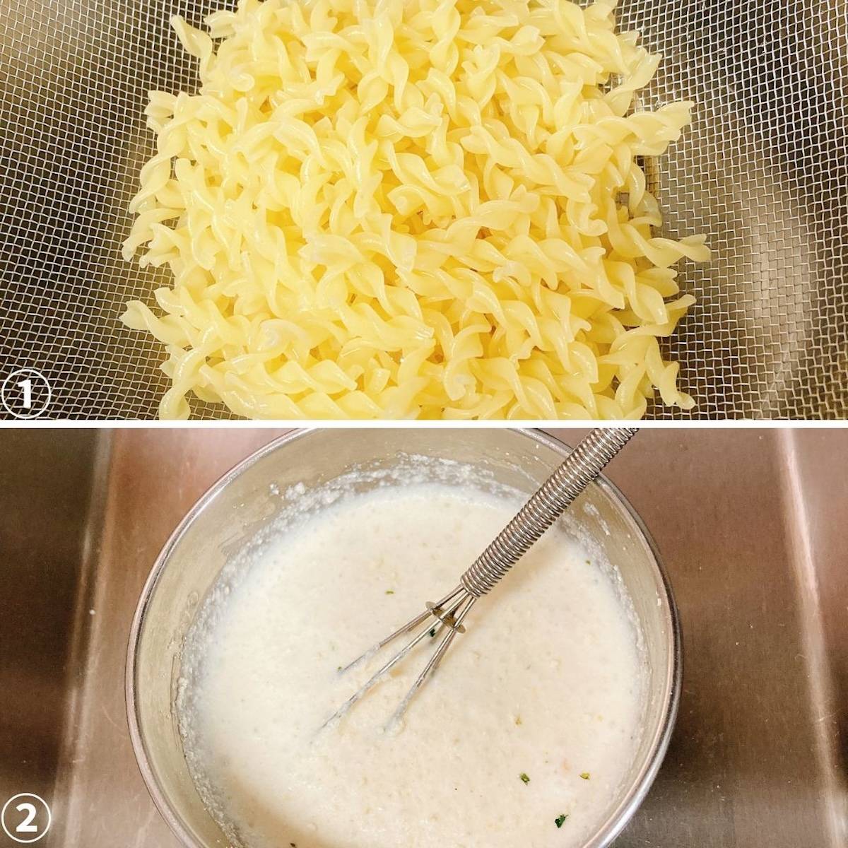 チキンラーメン公式の「マカロニグラタン」のレシピ