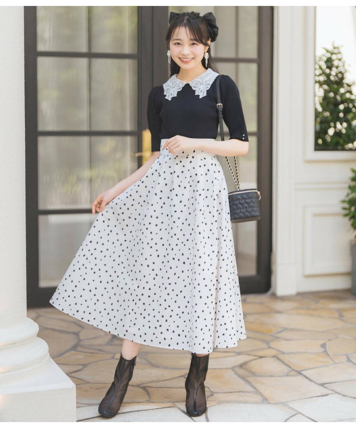 ダルメシアン柄コーデ