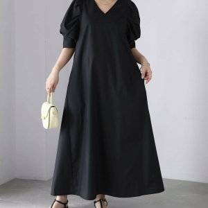 【9月編】「黒ワンピース」で作る太って見えないコーデおすすめ5選