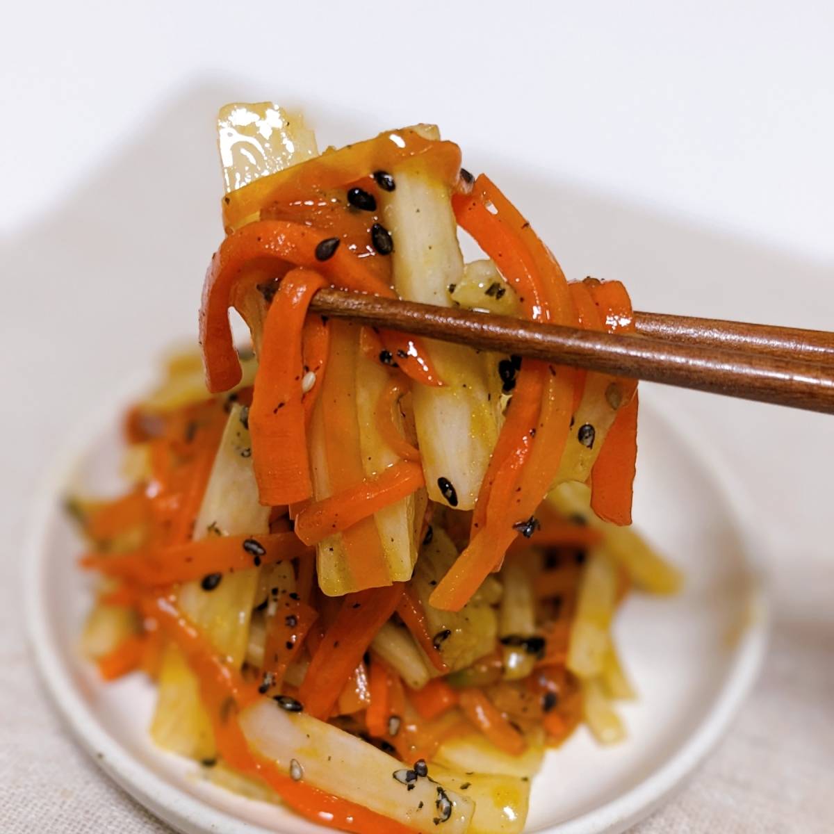 ヤマキ公式の「長いものサクサクきんぴら」のレシピ