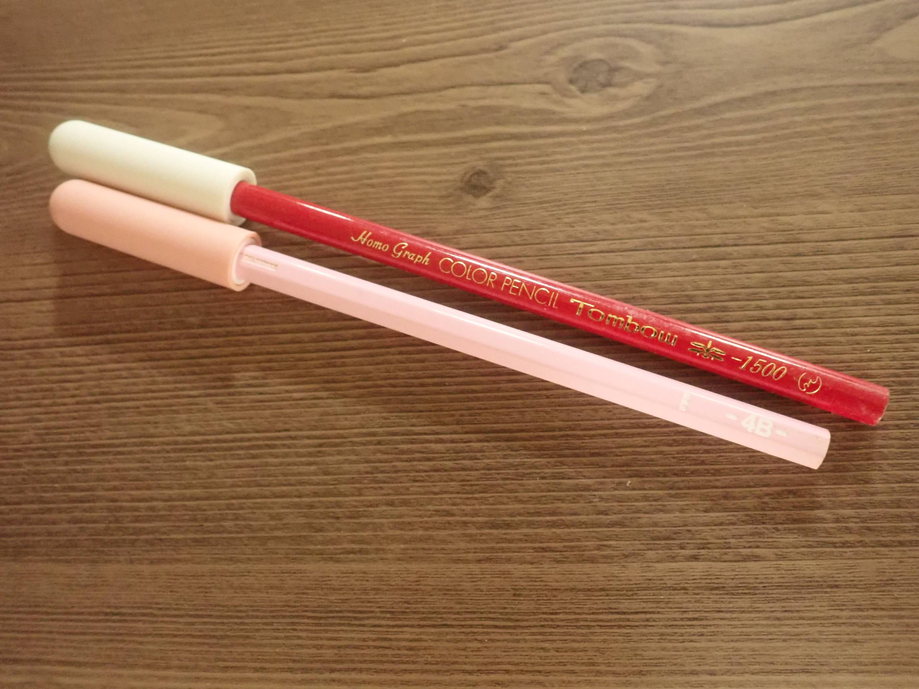 ダイソーのえんぴつキャップ(PMC、アソートA、3個)