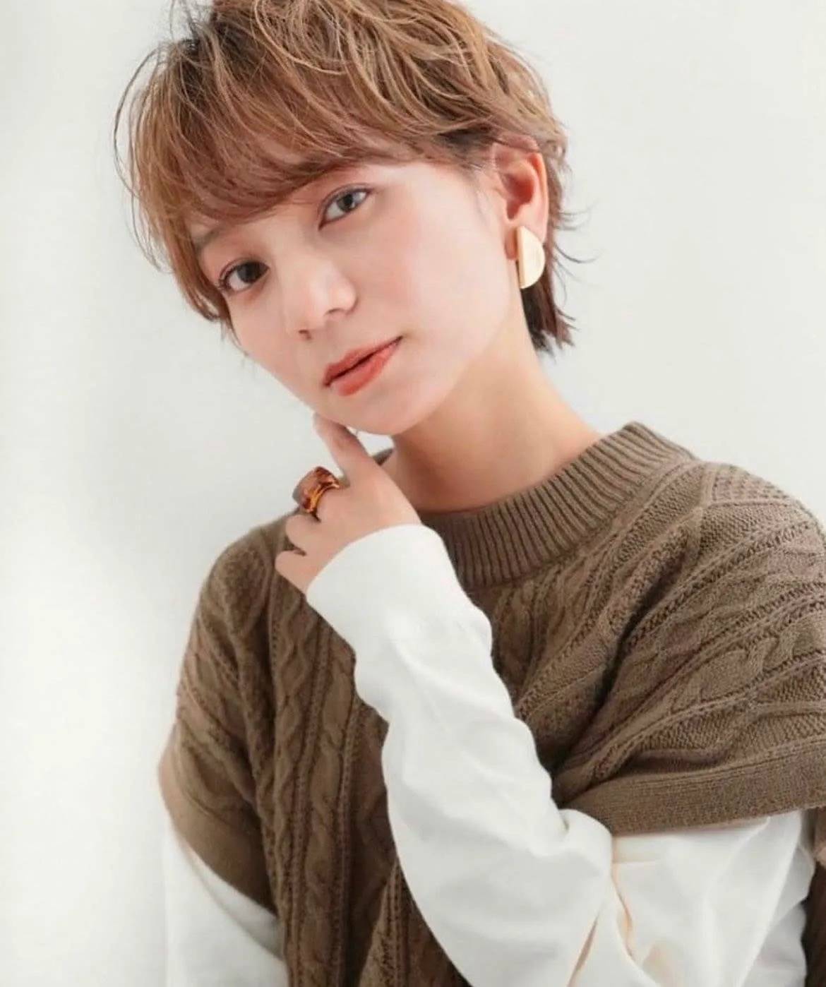 ほつれ感ニュアンスショート