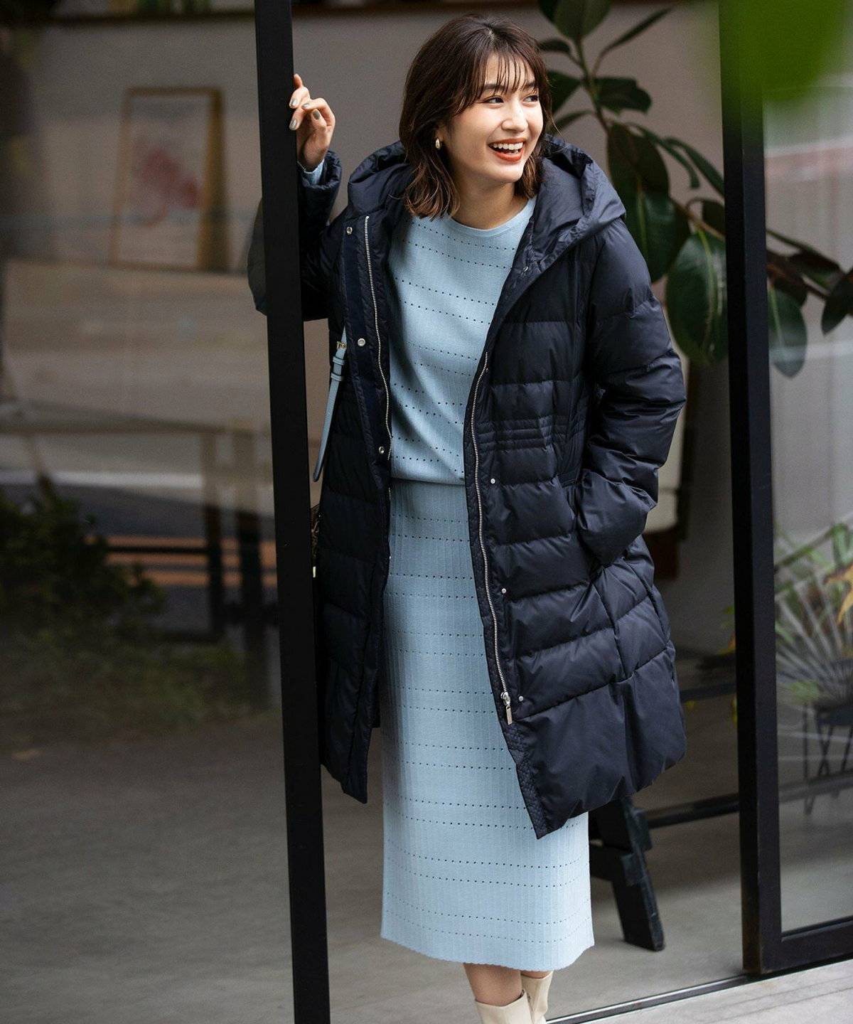 ミモレ丈のタイトスカート