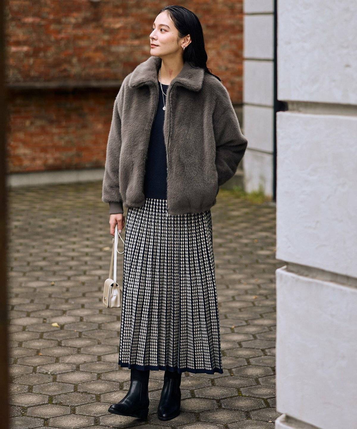 ファーブルゾンで華やかに