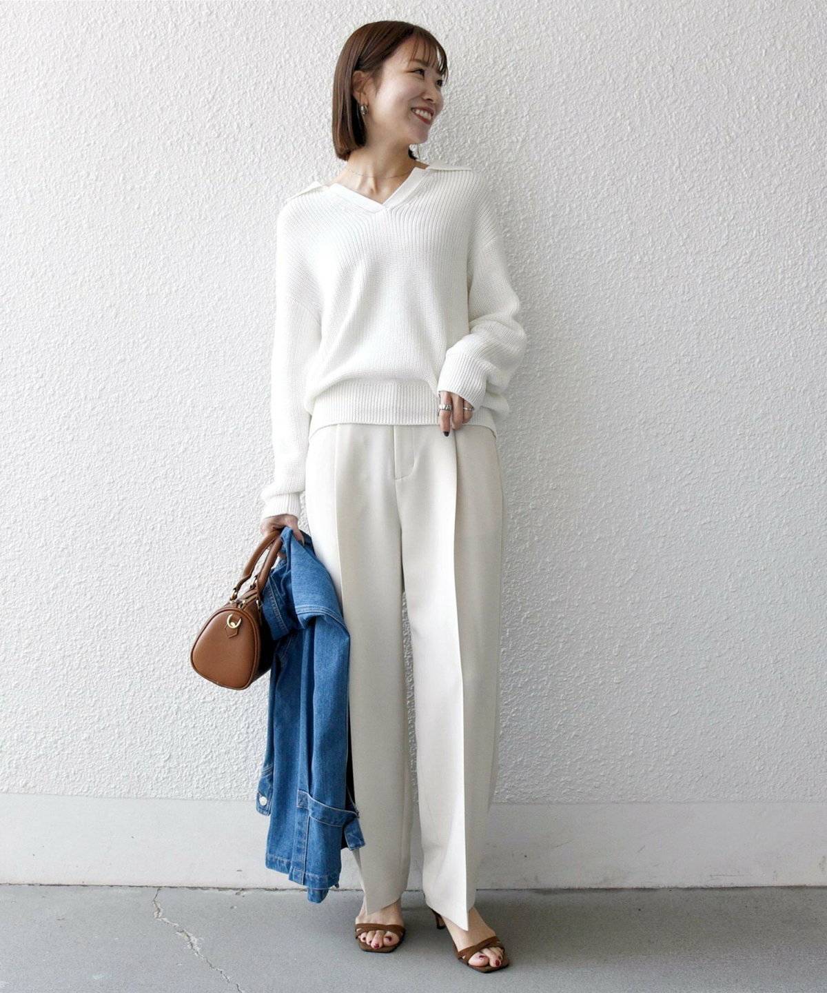 骨格ストレートさんに似合う服のアイテム【ストレートのパンツ】