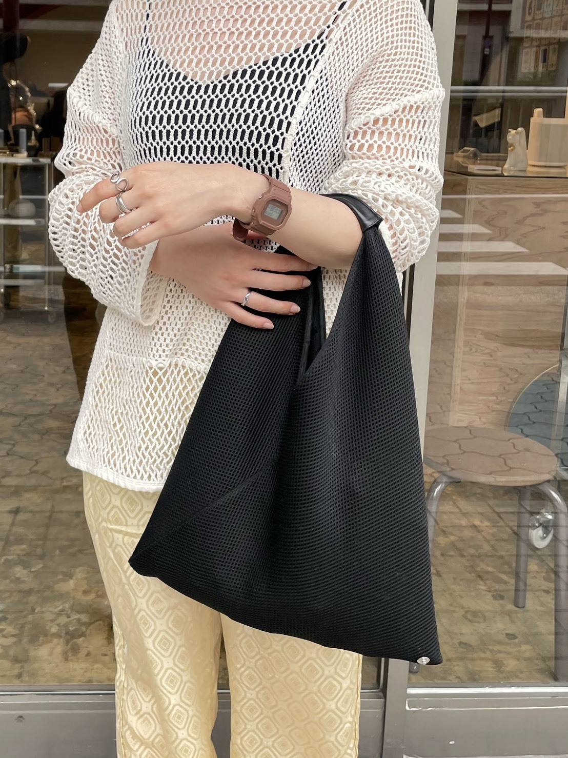 MM6 Maison Margiela メッシュバッグ〈スモール〉