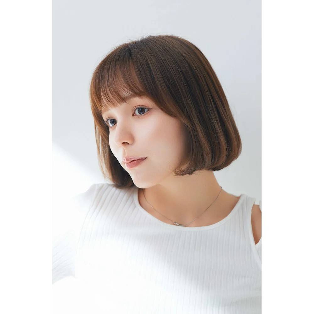 小顔効果の高いAラインボブ