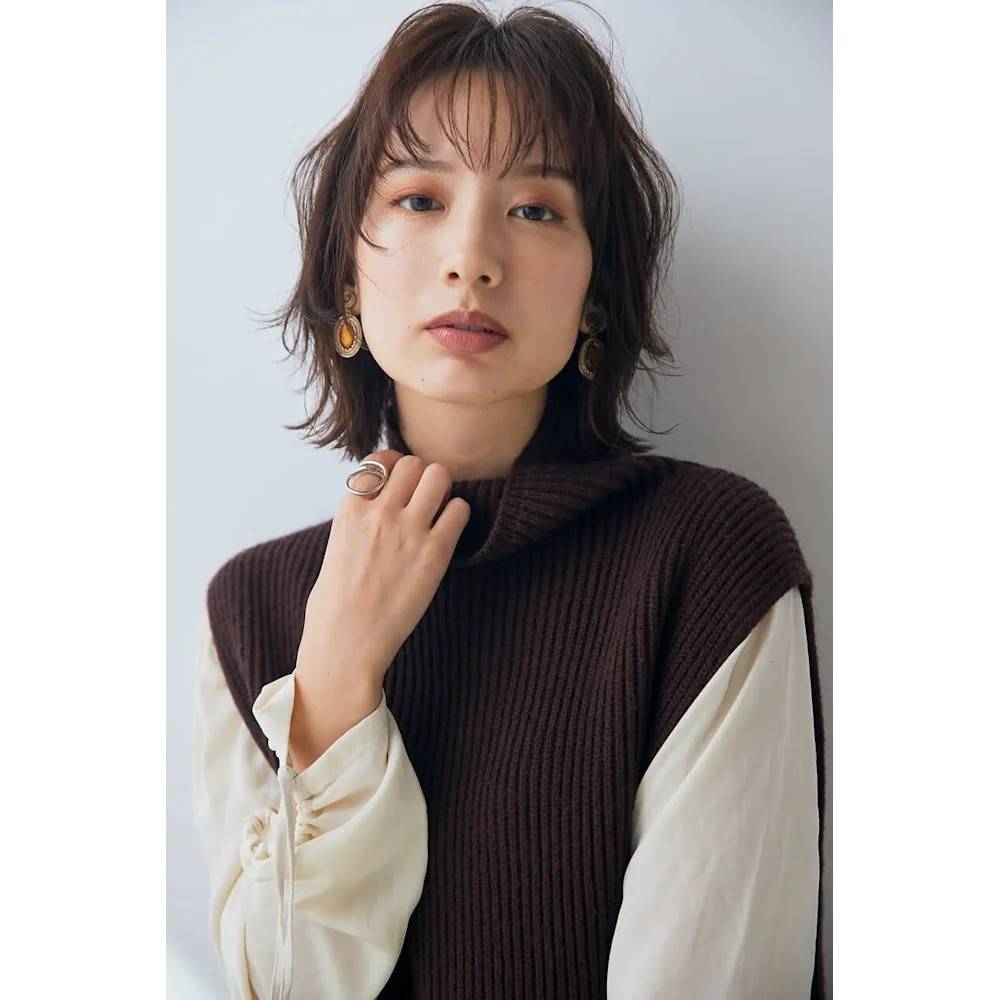 レイヤー×パーマのラフボブ