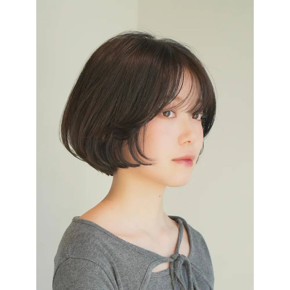 クラシカルな丸みショートボブ