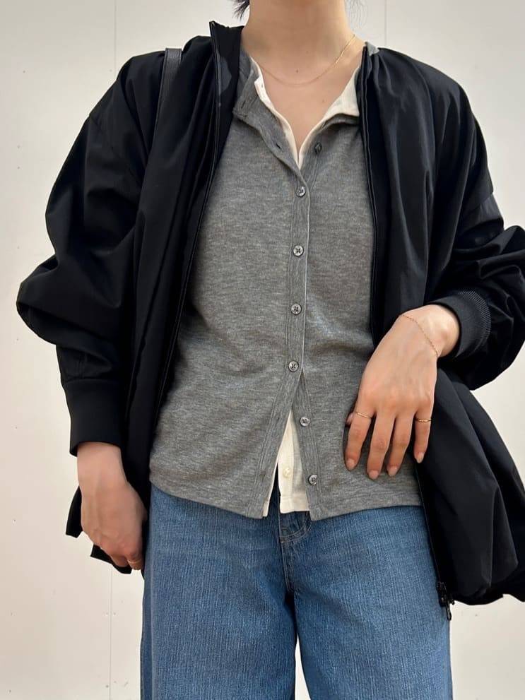 バルーン裾ブルゾン