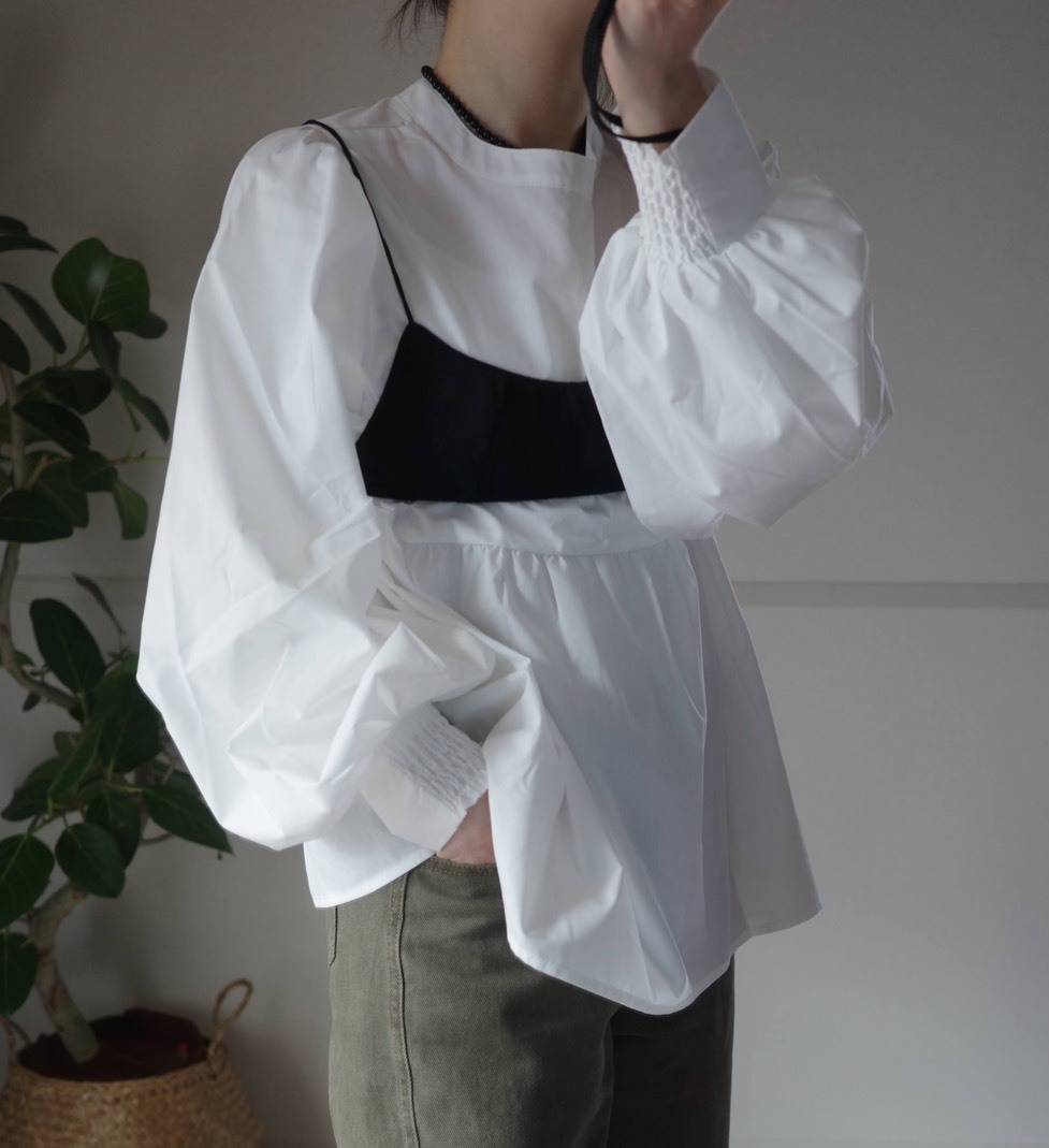 andme ティアードブラウス