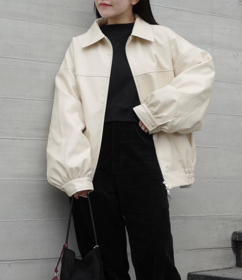 titivate フェイクレザージャケット