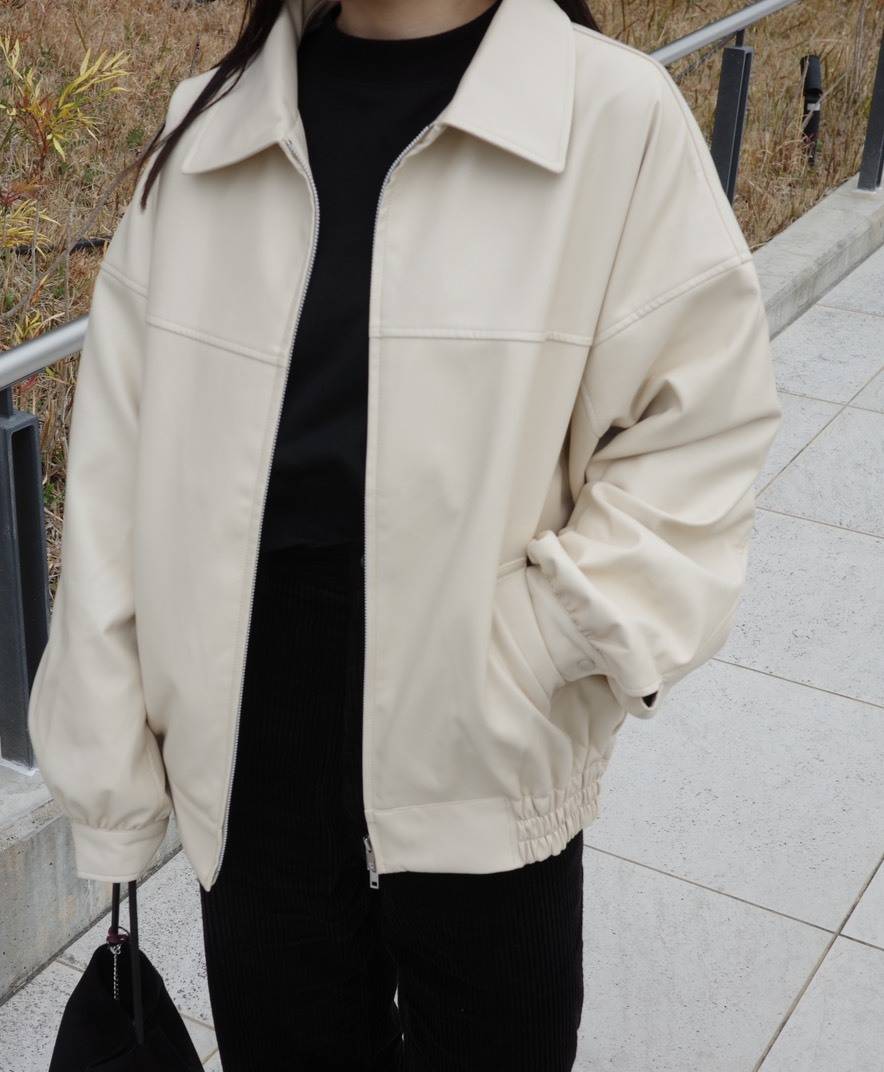 titivate フェイクレザージャケット