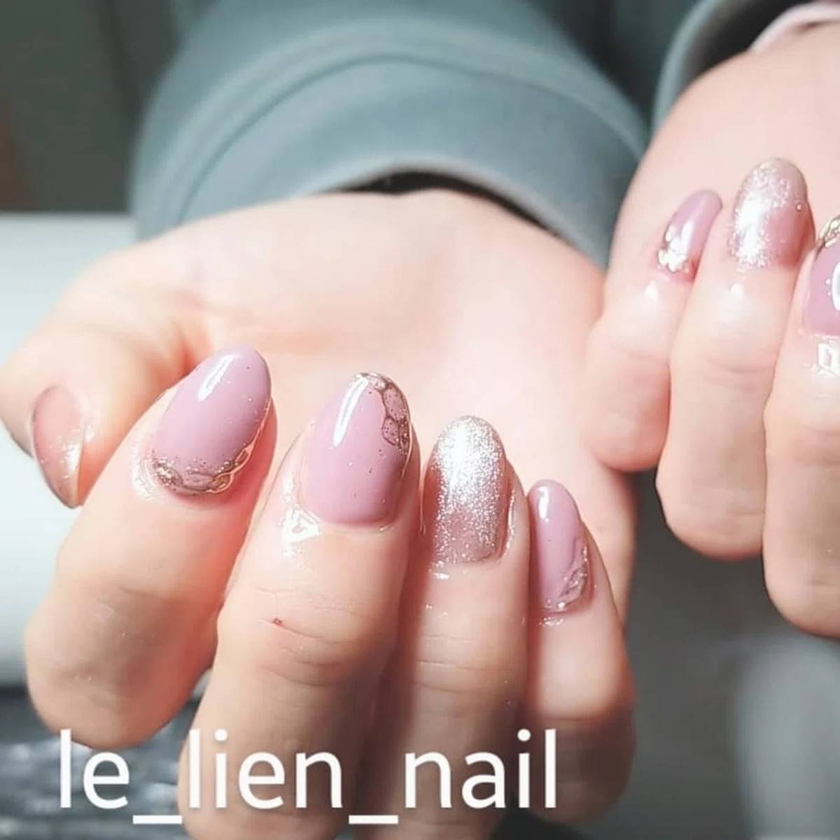 モーヴピンクネイル