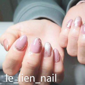  モーヴピンクネイル 