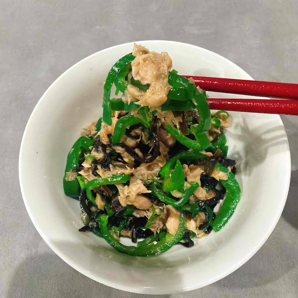 ふじっ子公式の「ピーマンとツナのふじっ子和え」のレシピ