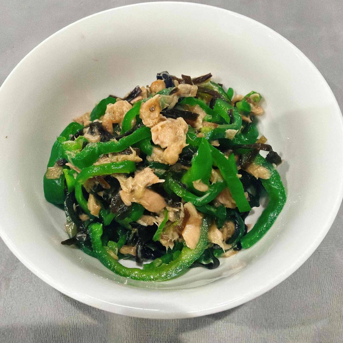 ふじっ子公式の「ピーマンとツナのふじっ子和え」のレシピ