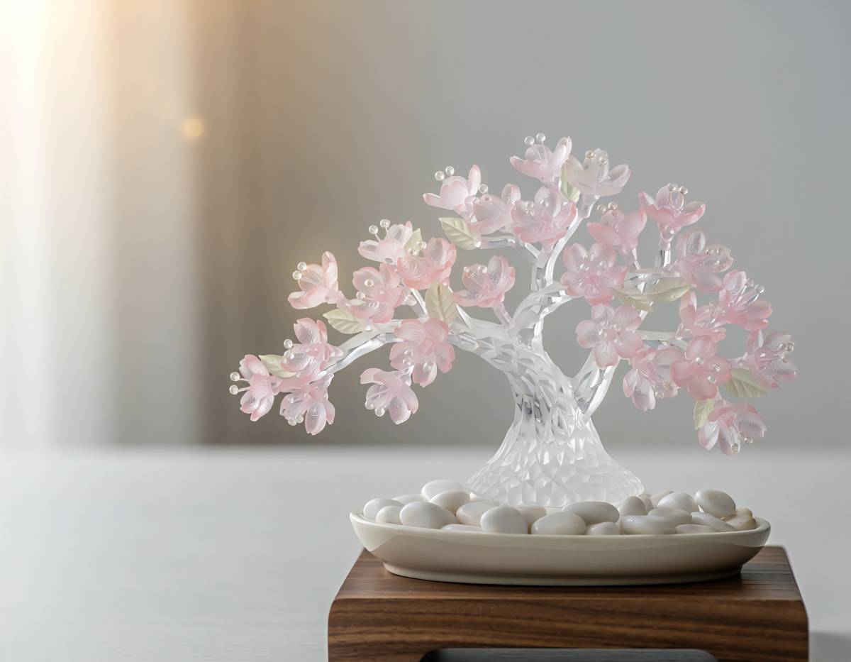 窓　運を引きよせる　ガラスの置物