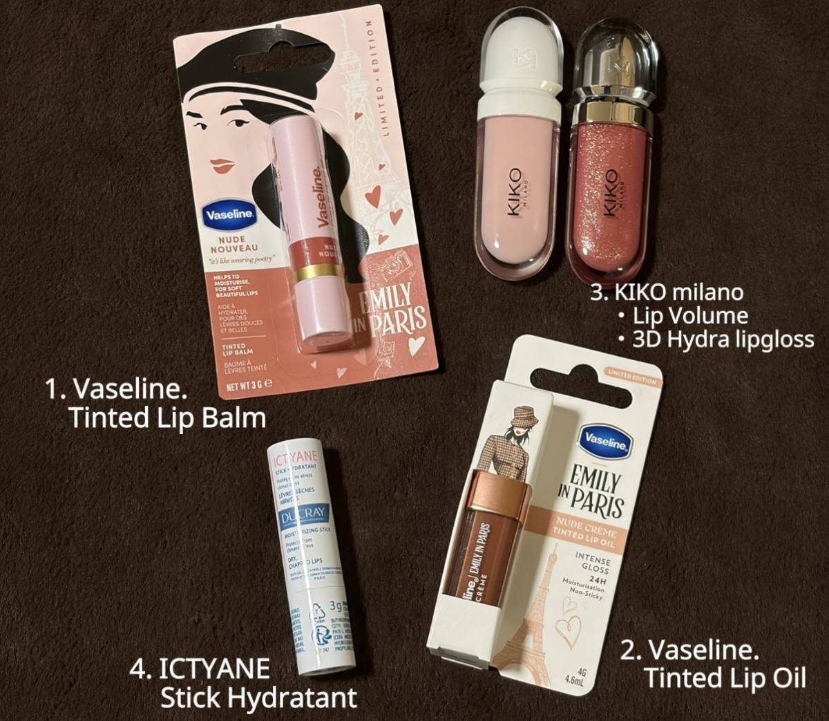 フランス旅行で購入したリップ