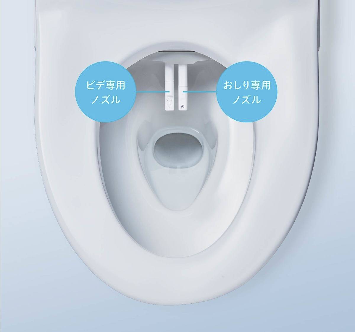 LIXILのビデ専用ノズル