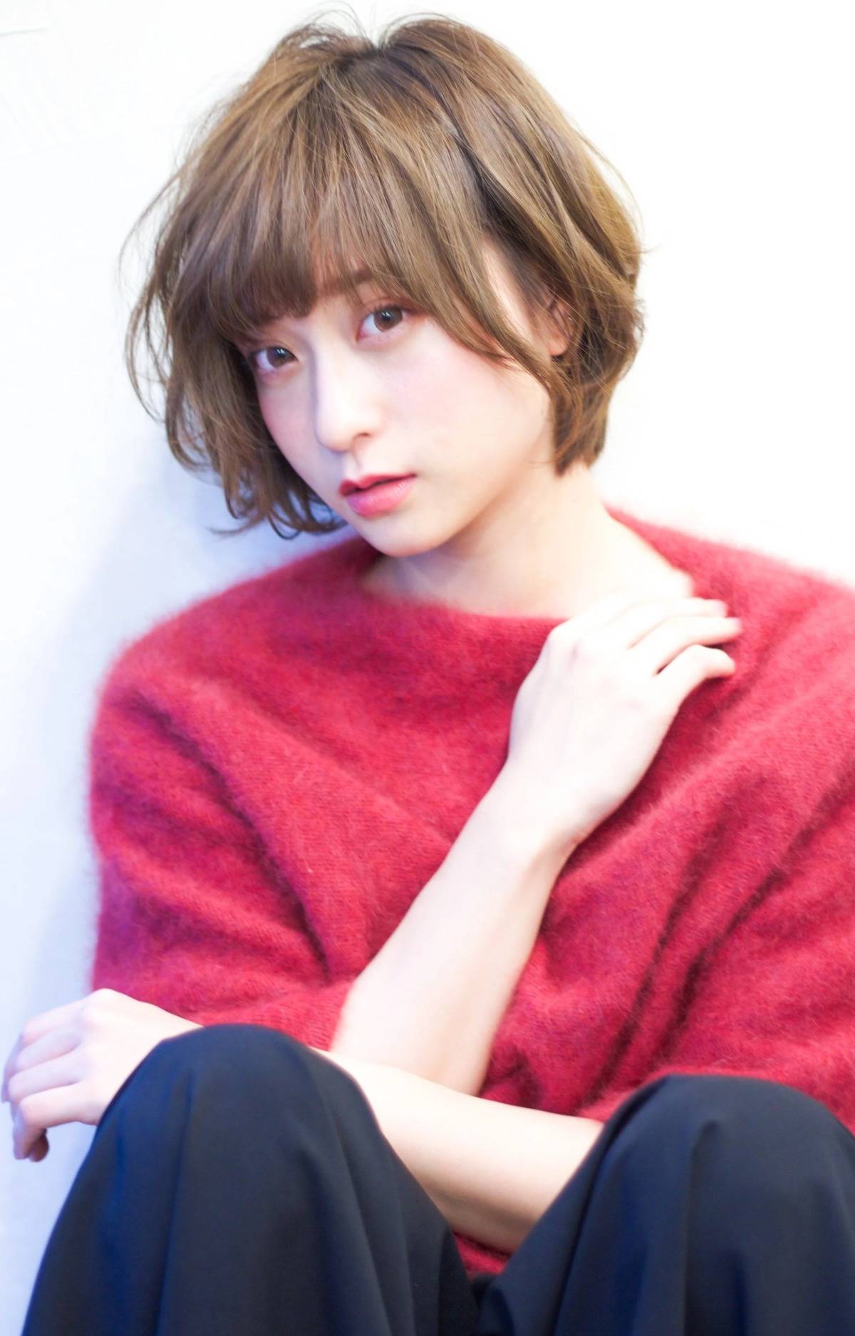 やわらかパーマのショート