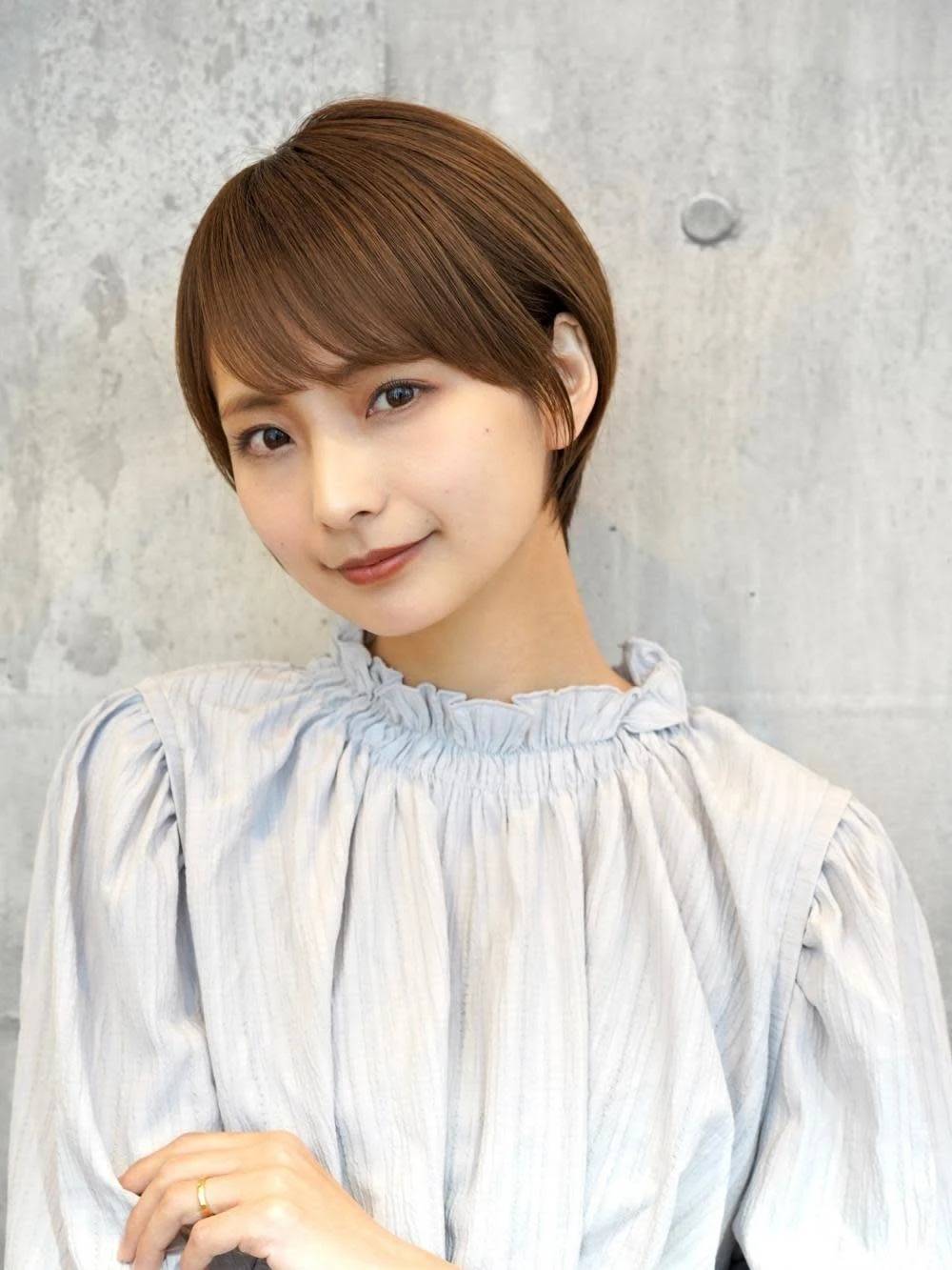 ツヤ感丸みショート