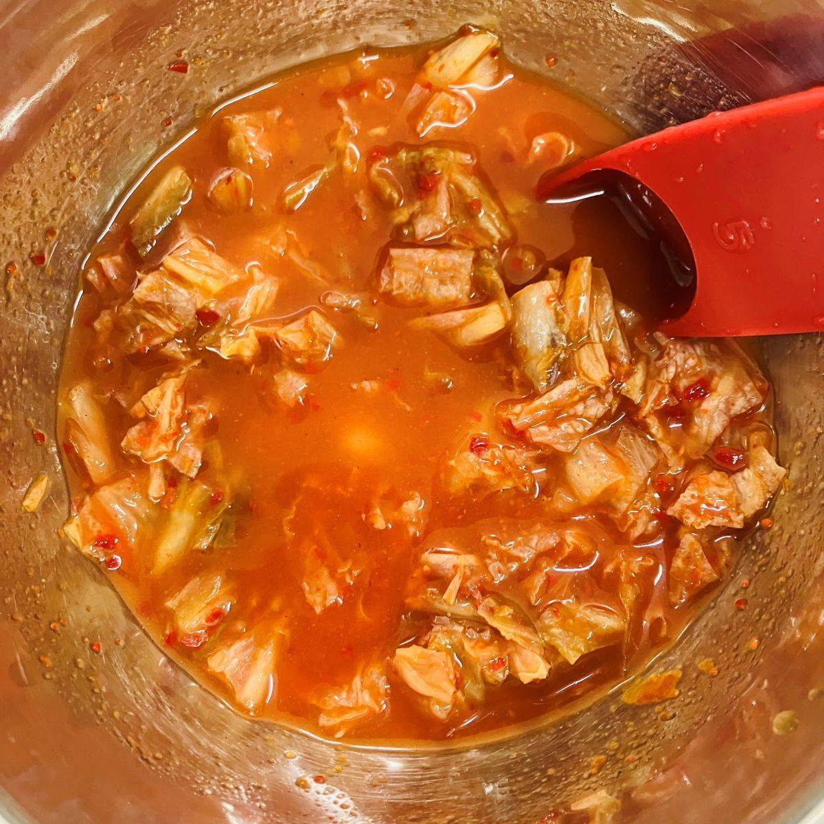 紀文公式の「ちくわのキムチトッポギ」のレシピ