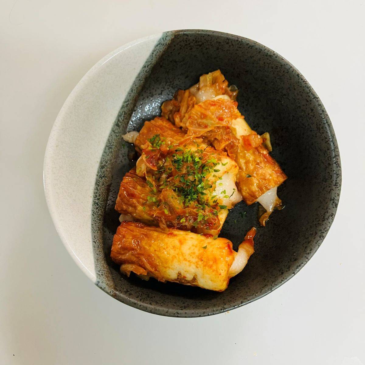 紀文公式の「ちくわのキムチトッポギ」のレシピ