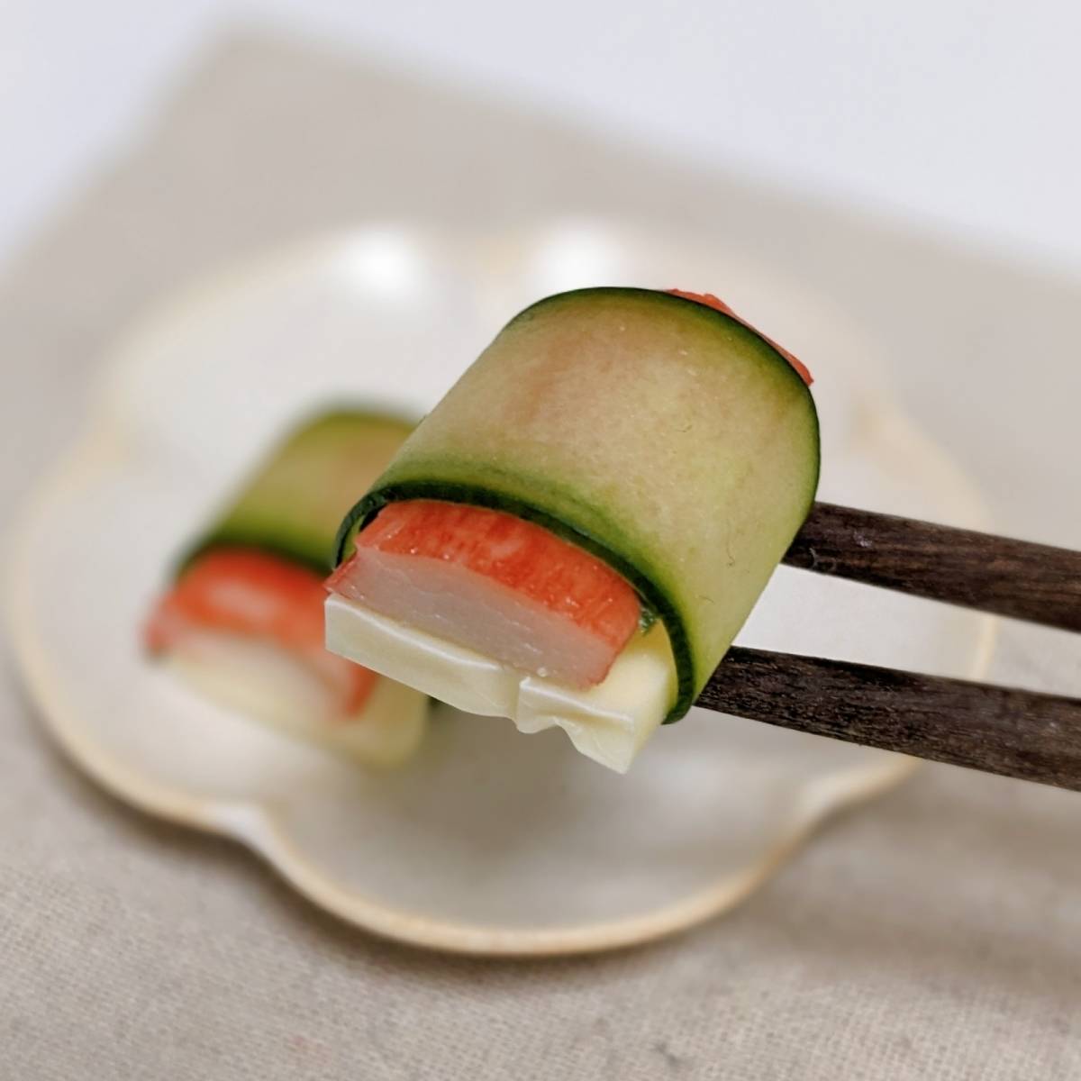 いちまさ公式の「サラダスティックのきゅうり巻き」のレシピ