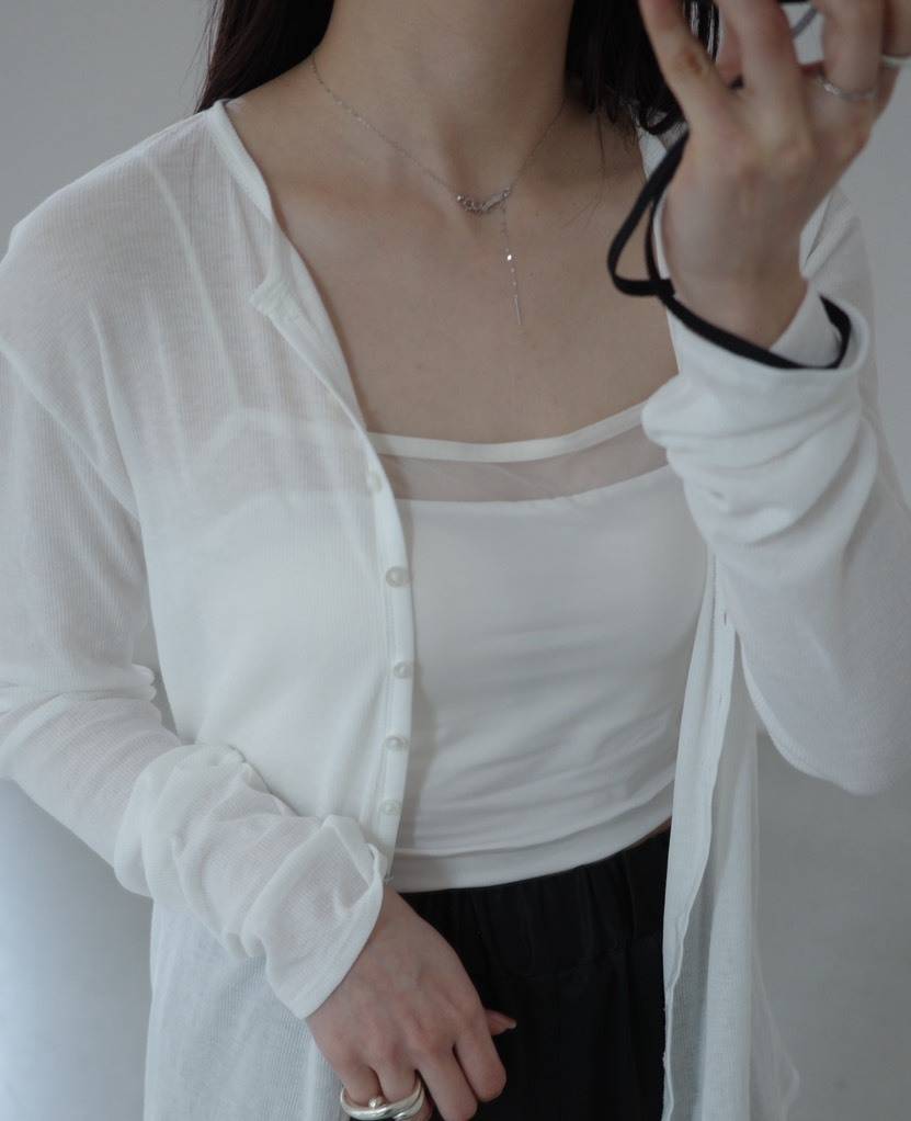 scuuのSheer Crop Bra