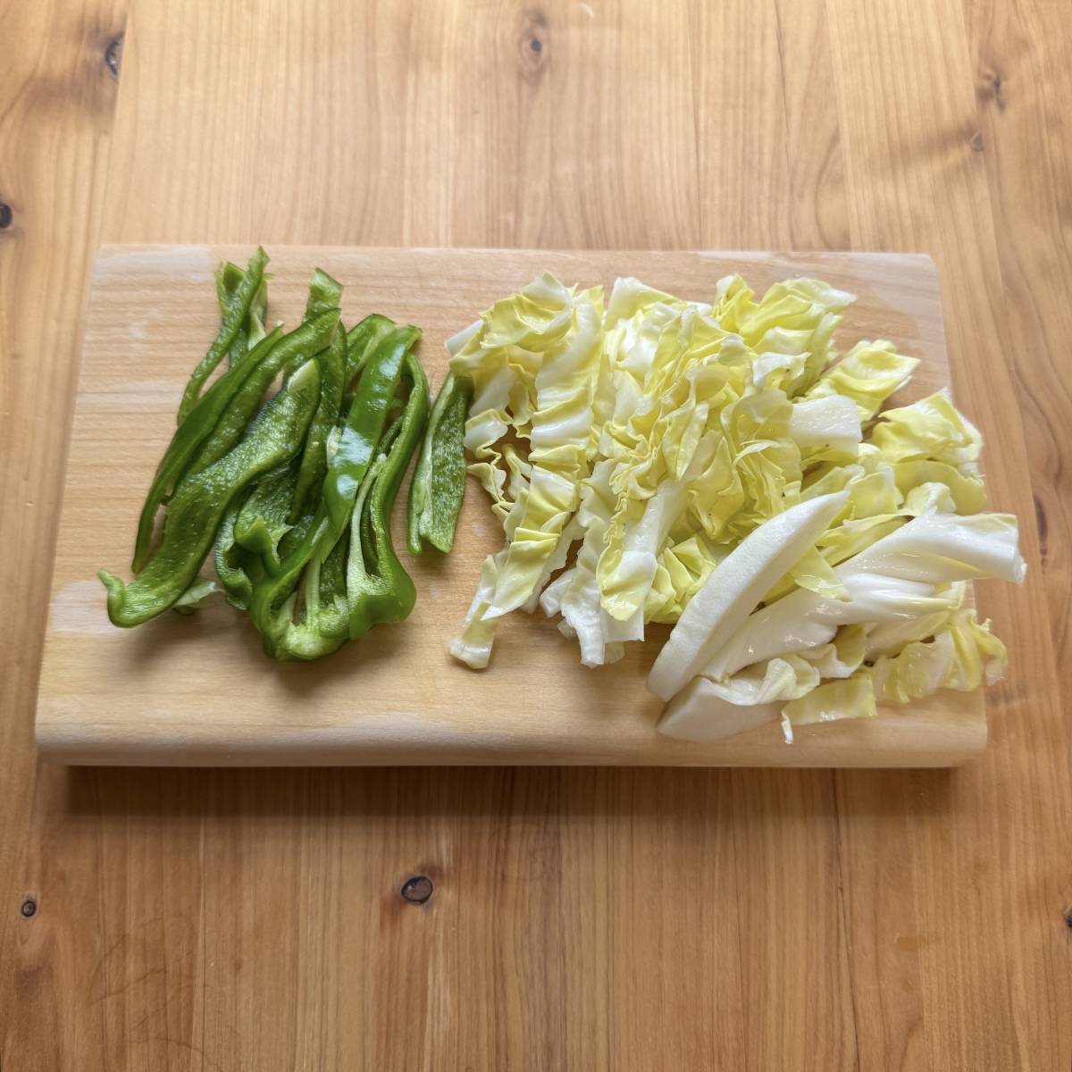 JAグループ公式の「ピーマン＆キャベツの味ﾎﾟﾝ和え」のレシピ