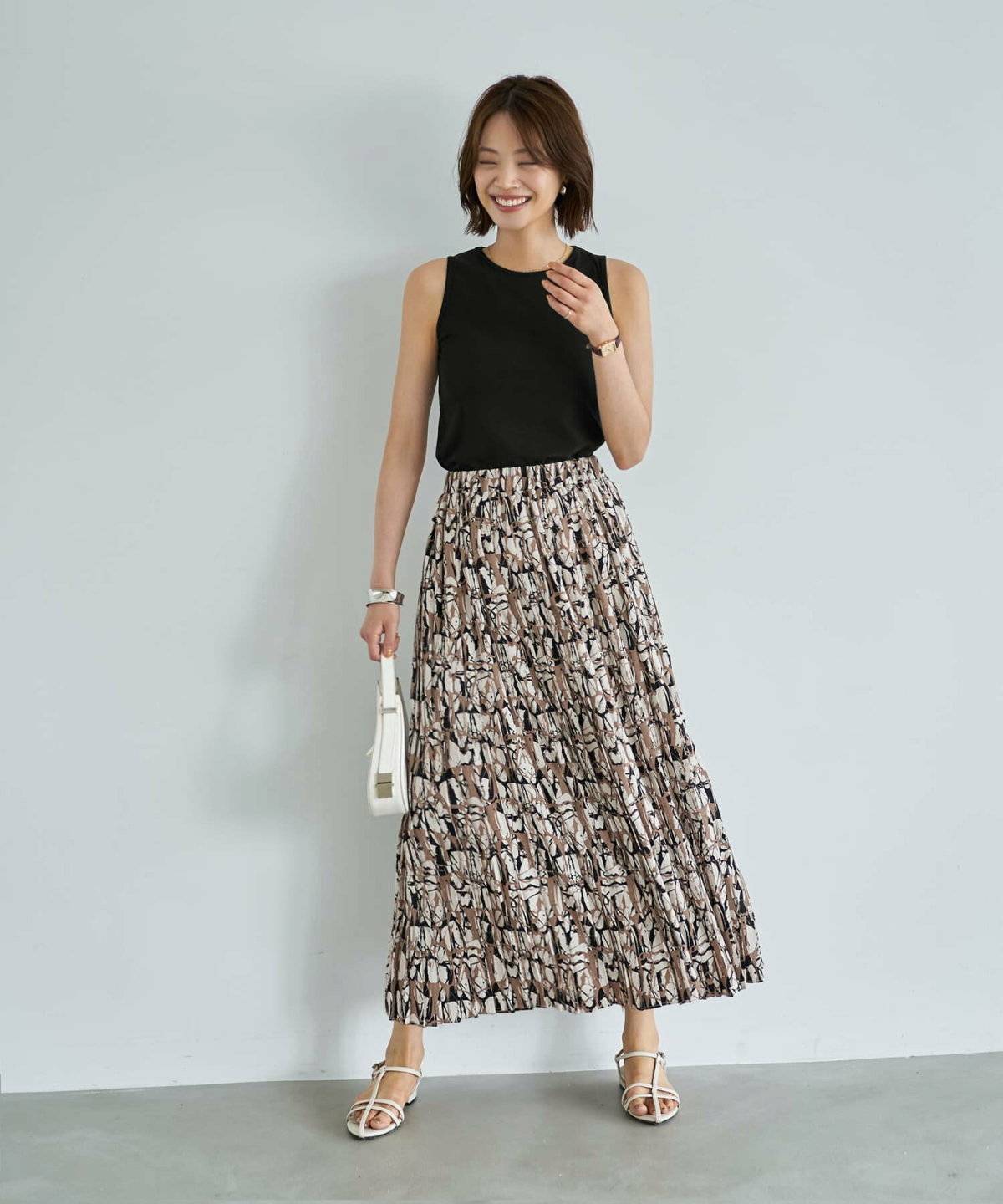 ノースリーブコーデ