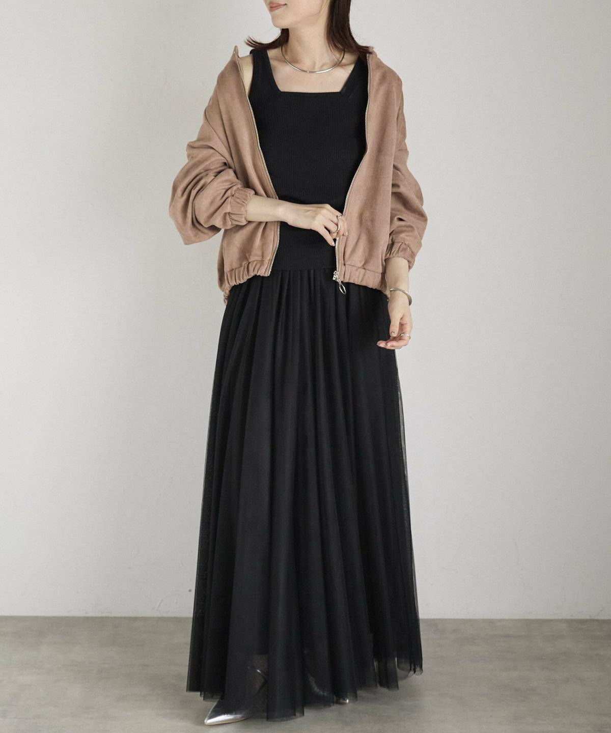 ノースリーブコーデ