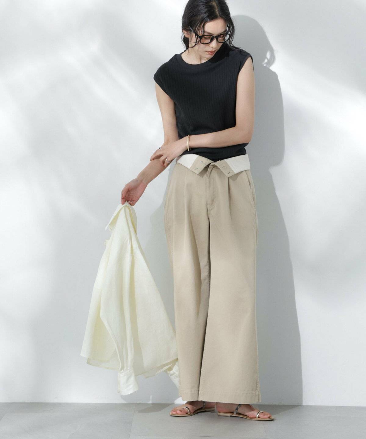 ノースリーブコーデ