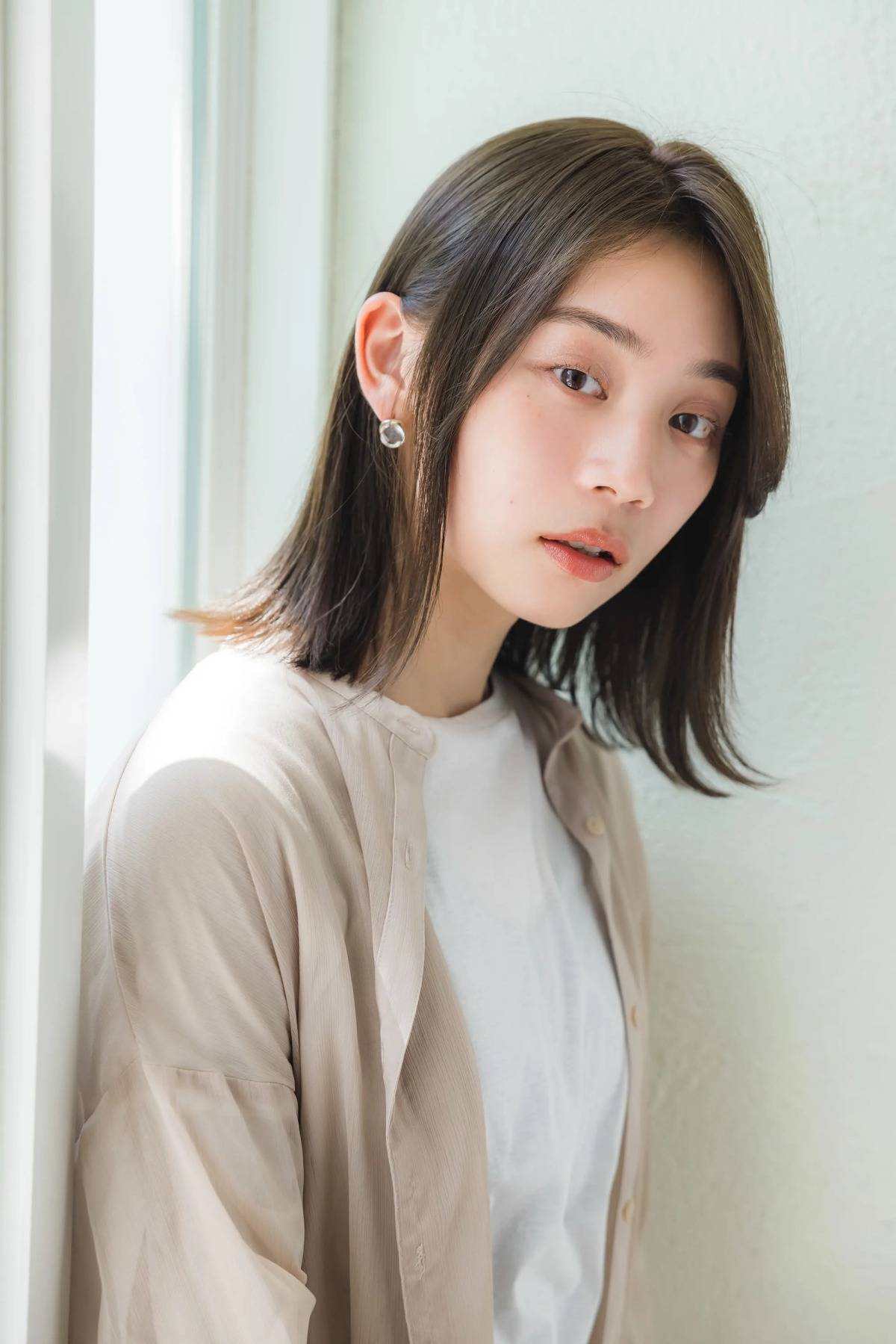 シンプルロングボブ