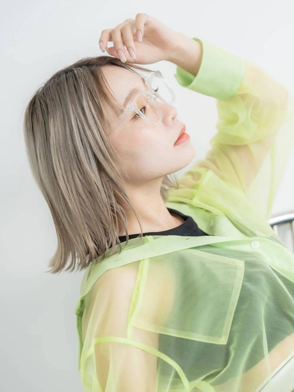 ハイトーンカラーボブ