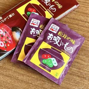  永谷園の松茸の味お吸いもの 