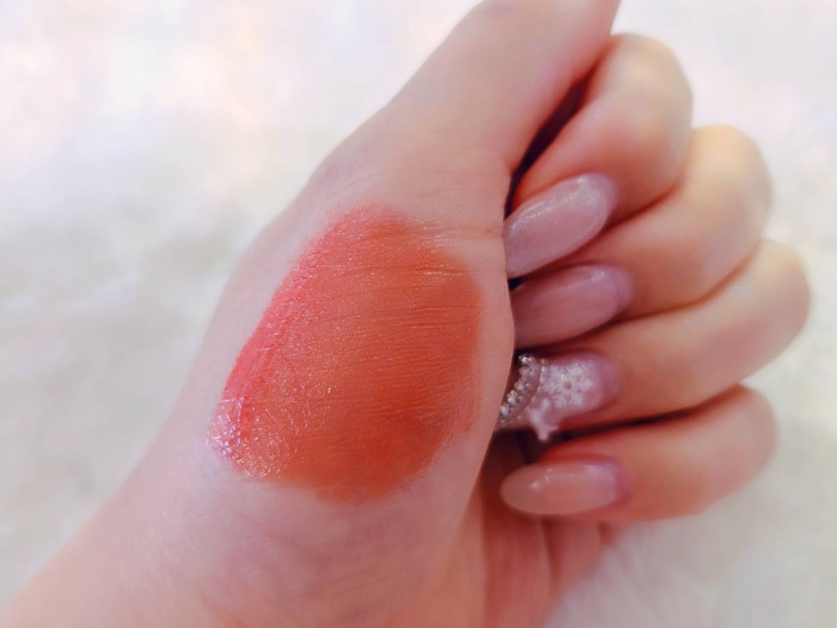 CANMAKE「グラスティントシロップ」スウォッチ