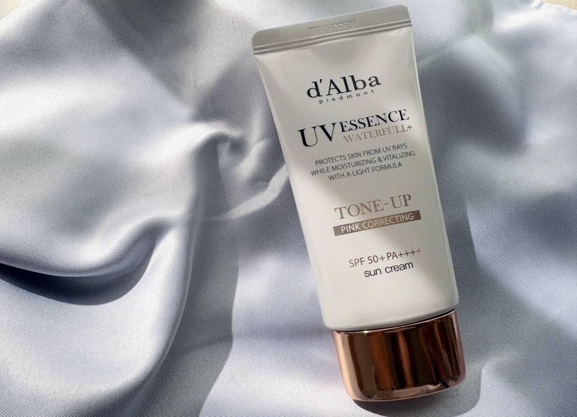 ダルバウォータフルトーンアップサンクリーム ピンク