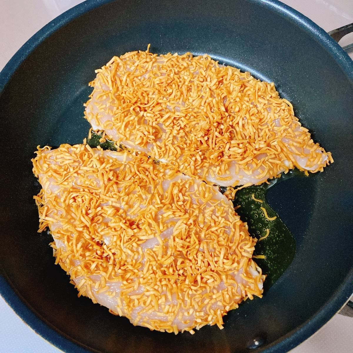 チキンラーメン公式の「Wチキンカツ」のレシピ