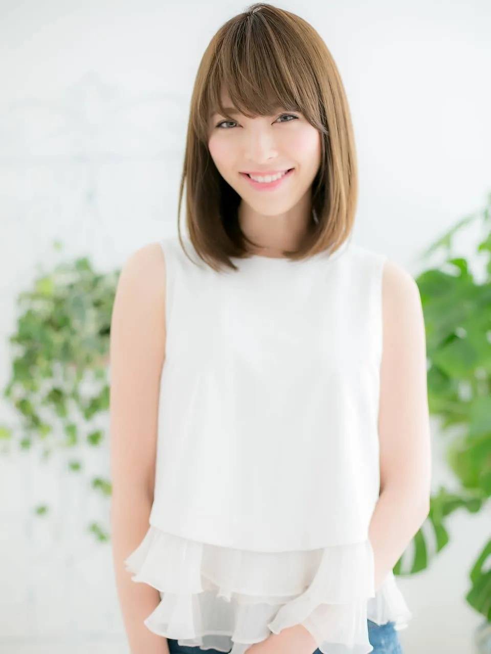 シンプルロングボブ