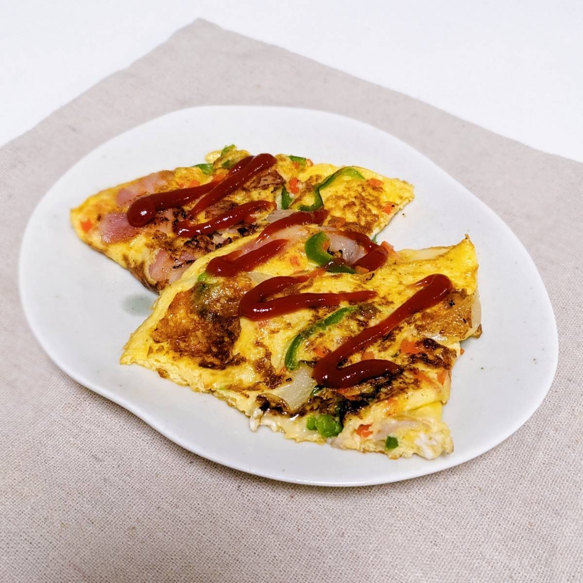 JA全農公式の「オープンオムレツ」のレシピ