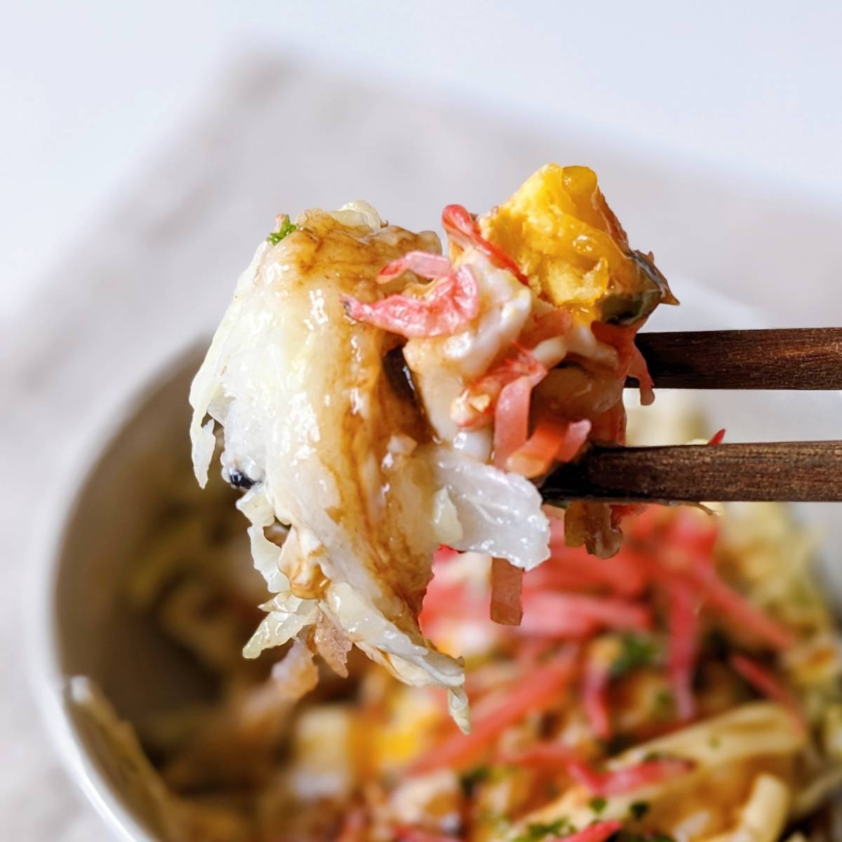 JA全農公式の「お好み焼き風エッグココット」のレシピ