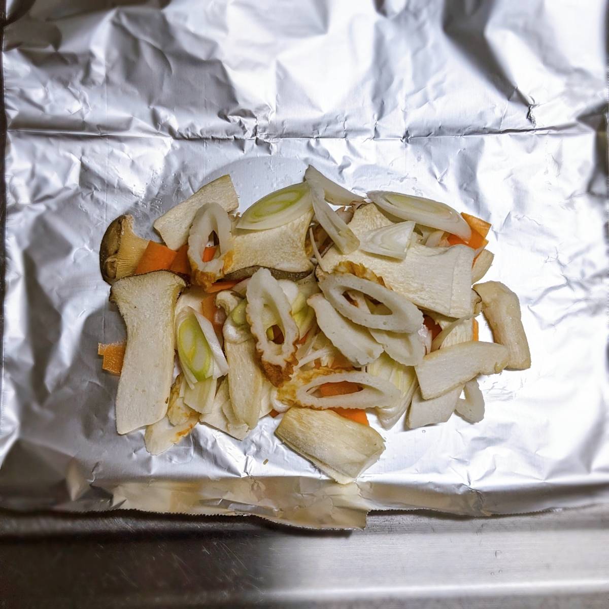 ニッスイ公式の「活ちくわの和風オーブン焼き」のレシピ