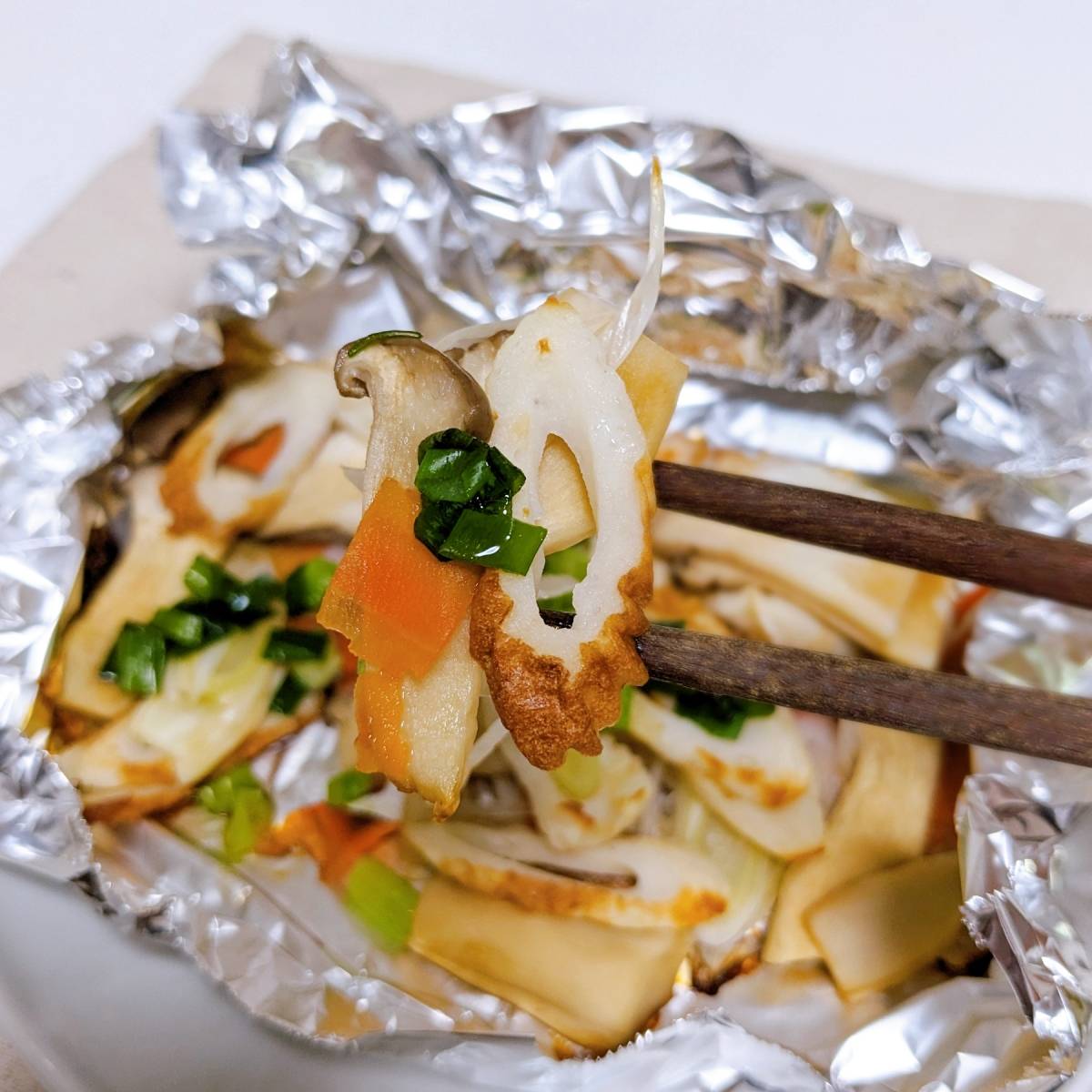 ニッスイ公式の「活ちくわの和風オーブン焼き」のレシピ