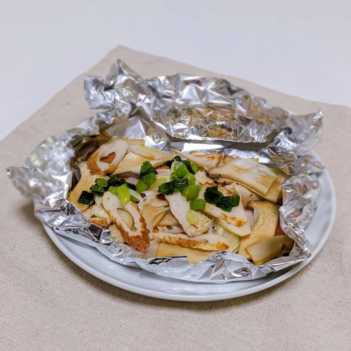 ニッスイ公式の「活ちくわの和風オーブン焼き」のレシピ