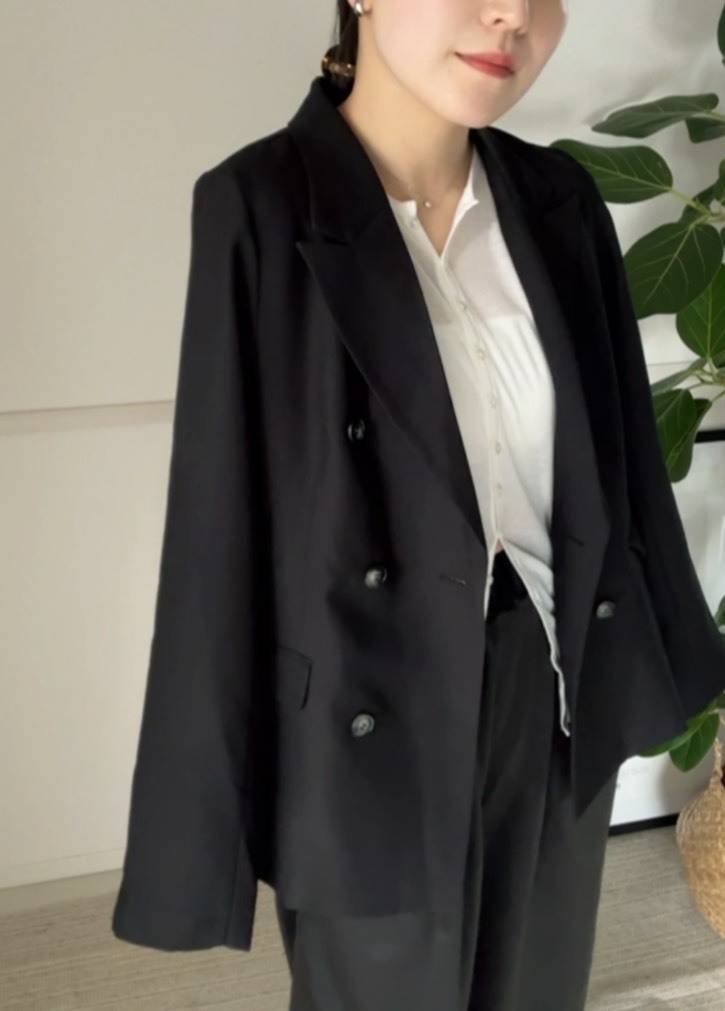 ursのリネンジャケットコーデ