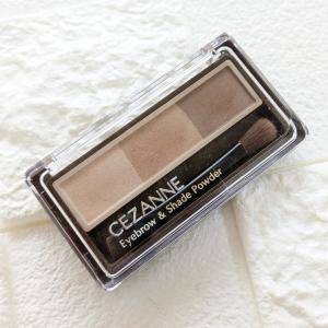 セザンヌアイブロウ＆シェードパウダー02ナチュラルブラウン 