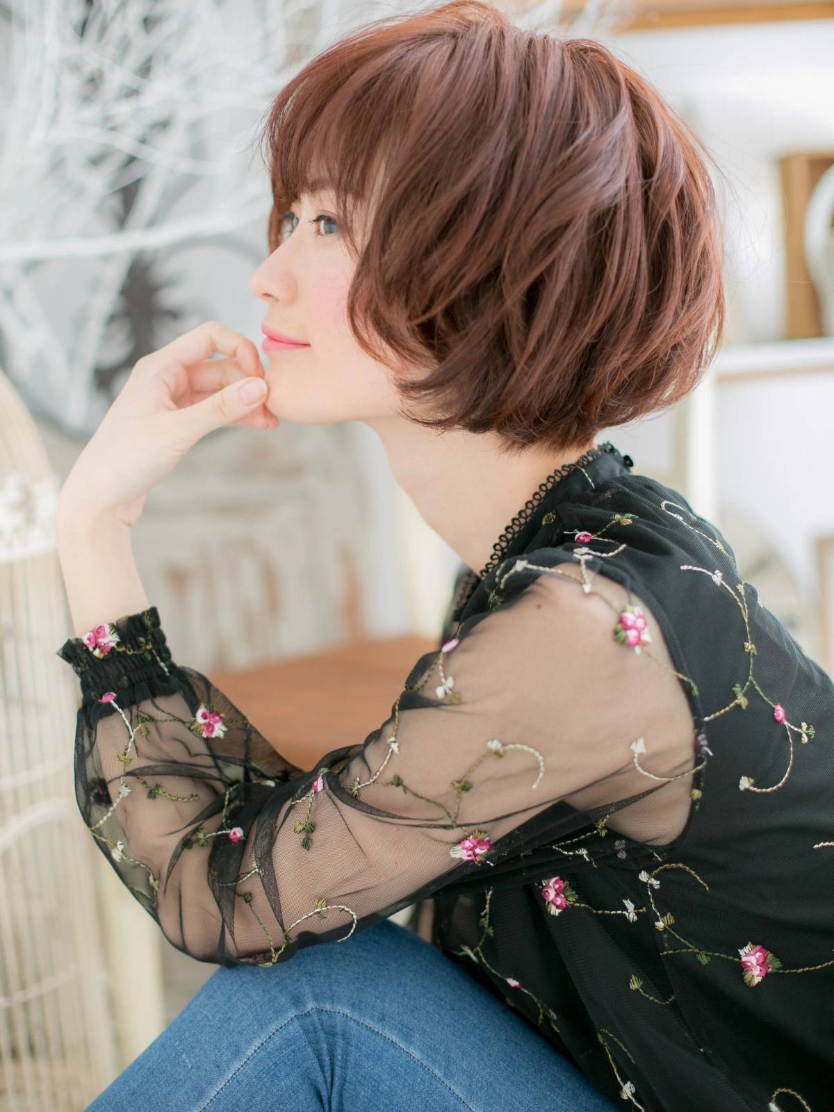 立体感ショート