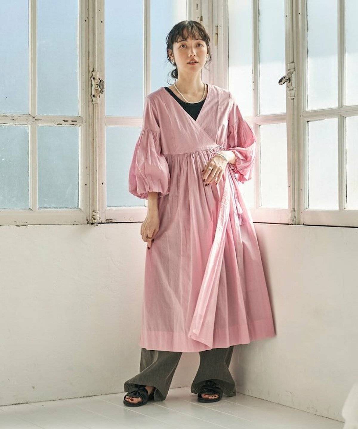 レザーサンダルを使ったコーデ